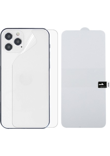Apple iPhone 12 Pro 6.1 Membran Nano Hidrojel Film Arka Koruyucu Hayalet Arka Koruyucu fiyatları