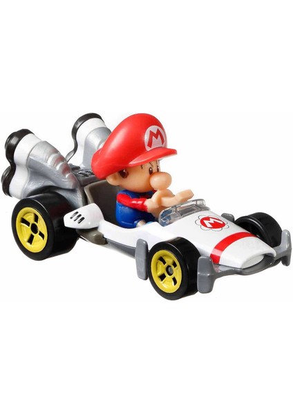 Hot Wheels Mario Kart Karakter Araçlar GBG25 - Baby Mario - B-Dasher