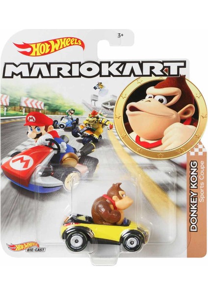 Hot Wheels Hot Wheels Mario Kart Karakter Araçlar GBG25 - Donkey Kong - Sports Coupe fırsatları
