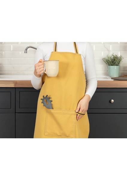 Fiori Mutfak Önlüğü - Sarı