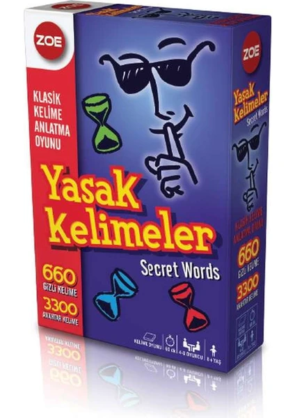 Yasak Kelimeler Kutu Oyunu - Secret Words