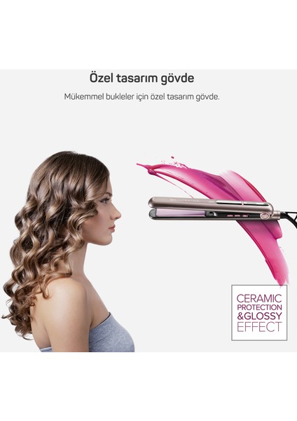 AR5062 Bellisima Creativity Glossy Saç Düzleştiricisi - Pembe