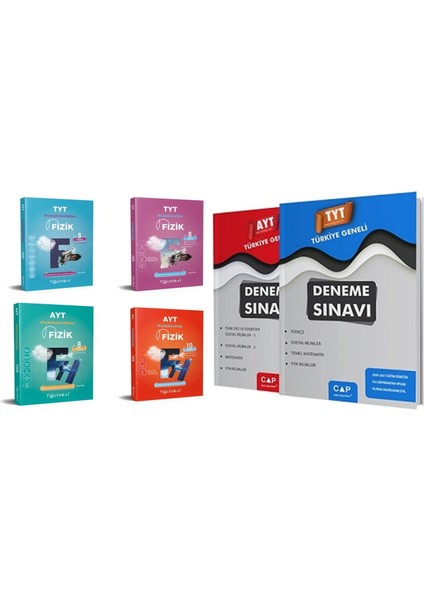 TYT AYT Test Okul Yayınları TYT AYT Fizik Fasikül Anlatım Rehberi Soru Bankası Set