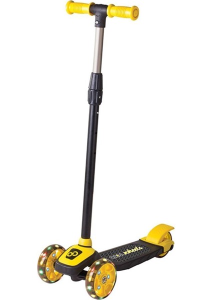 3 Yaş Üstü Işıklı Twist Sarı Scooter