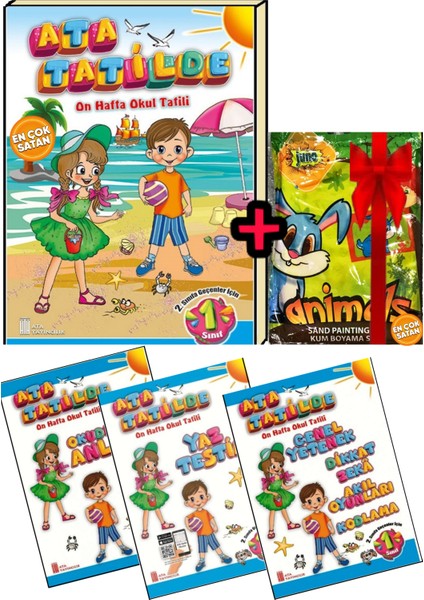 1. Sınıf Ata Tatilde Seti+Kum Boyama Seti