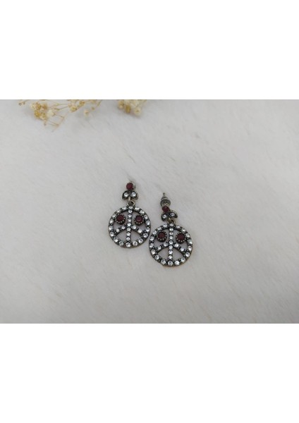 Otantik Osmanlı Motifli Swarovski Taşlı Işıltılı Hürrem Sultan Modern Eskitme Küpe fiyatları