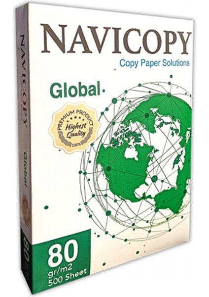 Global A4 Fotokopi Kağıdı 80 gr 500 Yaprak