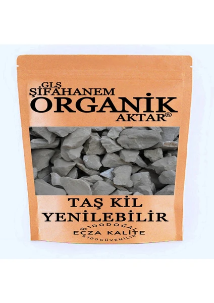 GLŞ Şifahanem Organik Aktar Taş Kil Yenilebilir Tane 1 kg  Topak Kil Ecza Kalite