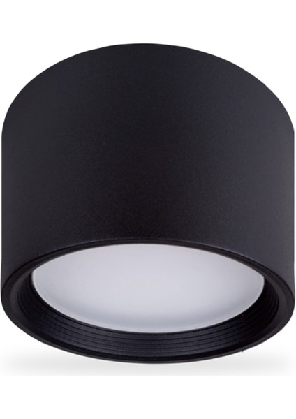 12W 6500K 1080LM Sıva Üstü LED Armatür(Siyah)-Beyaz Işık