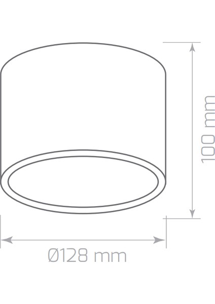 12W 6500K 1080LM Sıva Üstü LED Armatür(Siyah)-Beyaz Işık fiyatları