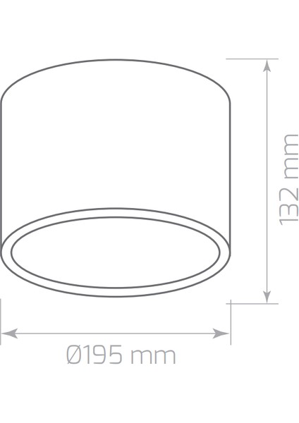 20W 3000K 1800LM Sıva Üstü LED Armatür(Beyaz)-Sarı Işık fiyatları