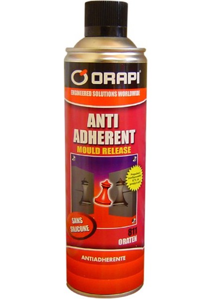Orapı 811 Oraten Silikonsuz Kalıp Ayırıcı ve Yağlayıcı Sprey 650/400ML