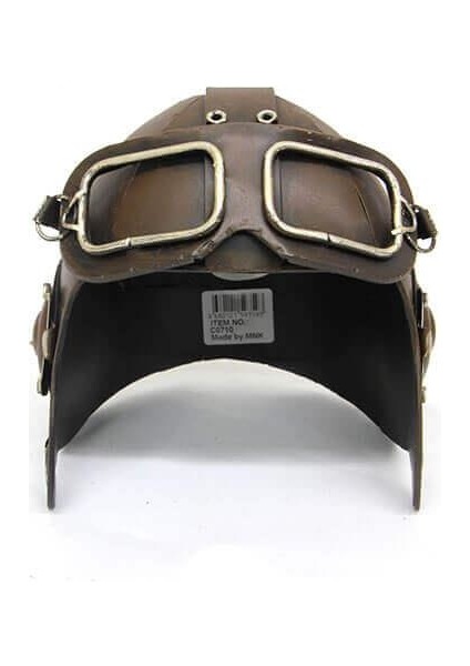 Dekoratif Metal Pilot Kaskı Biblo Hediyelik fiyatları