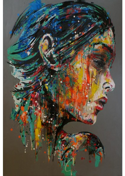 Modern Kadın Çerçeveli Cam Tablo fiyatları