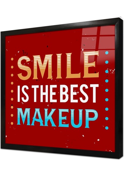 Özlü Sözler Çerçeveli Cam Tablo