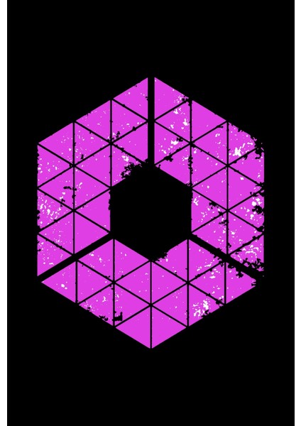 Geometrik Tasarım Fuşya Çerçeveli Cam Tablo fiyatları