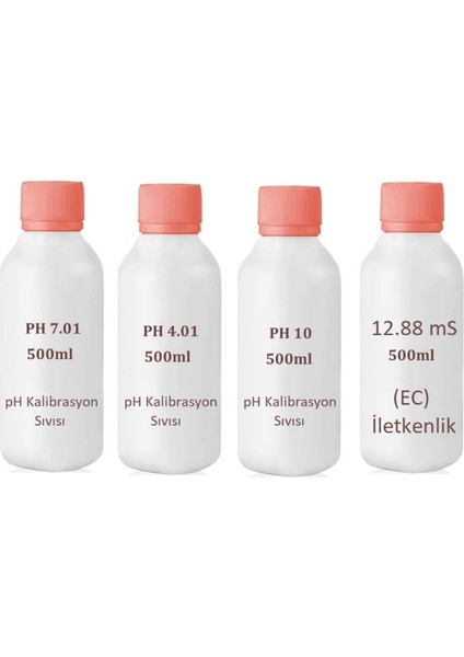 Kalibrasyon Sıvısı Seti (500 ml)- Tampon Çözelti Seti (500 ml)