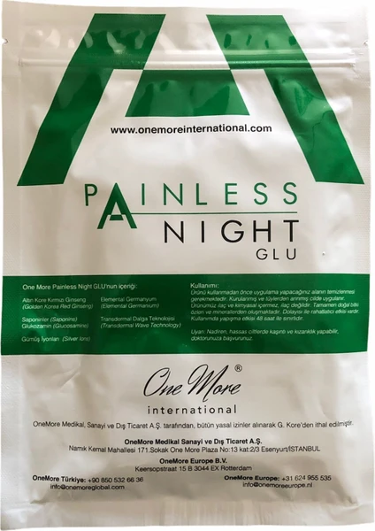 One More Painless Night Glu Ürün Paket Içi 25 Adet