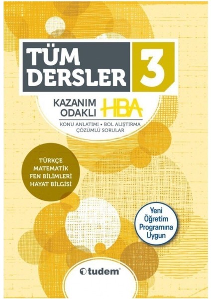 Tudem Yayınları 3. Sınıf Tüm Dersler HBA