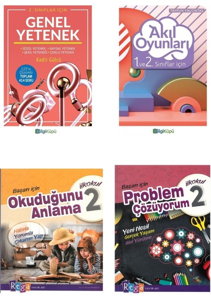 2. Sınıf Genel Yetenek Akıl Oyunları Problem ve Okduğunu Anlama.Seti