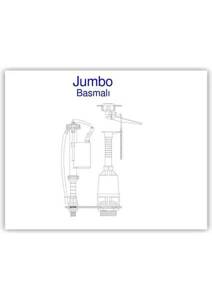 Jumbo Basmalı Iç Takım (Zeplin Flotörlü)