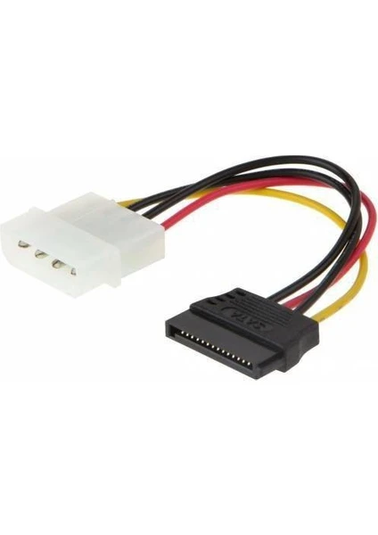 Sata Molex Sata Power Molex Sata Power Güç Kablosu 4 Pin 15PIN Molex