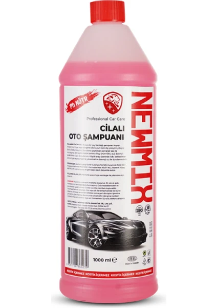 Cilalı Fırçalı Oto Şampuanı 1.000 ML