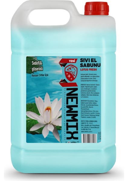 Lotus Fresh Özlü Sıvı El Sabunu 5 kg