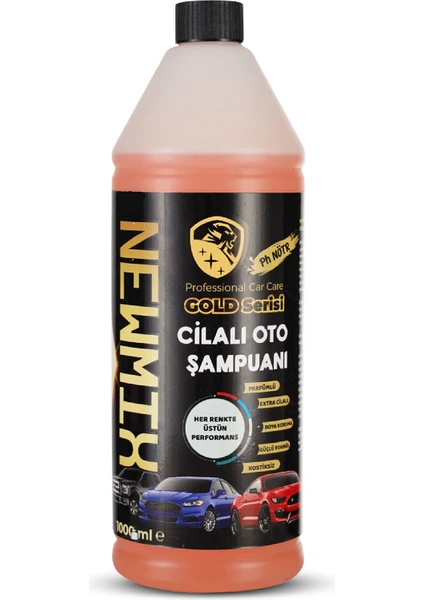 Gold Serisi Cilalı Oto Şampuanı 1000 ml