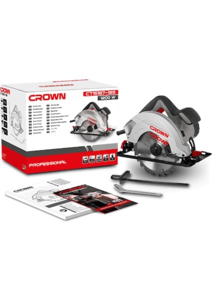 CT15187-165 1200 W 165 mm Sunta Kesme Daire Testere