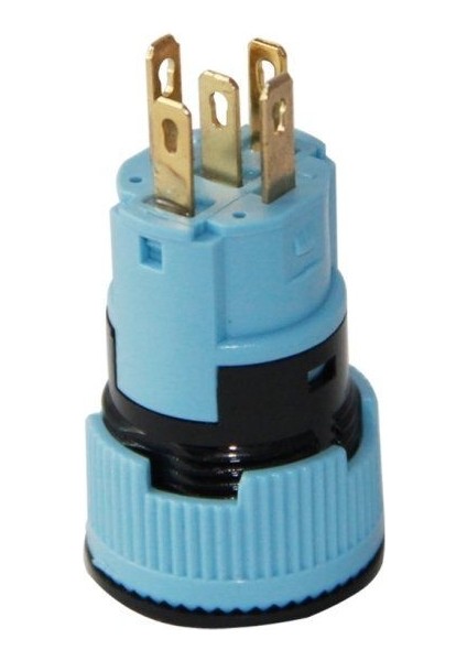 16MM Plastik Led'li Yaylı Buton - Kırmızı fiyatları