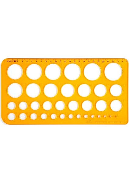 Daire Şablonu 1-36 mm Büyük 02272