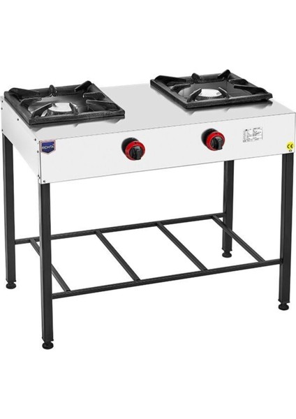 CEJ23 2'li Ayaklı Doğalgazlı Lokanta Ocağı