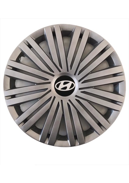 Hyundai Accent Era 15'' Inç Gri 4'lü Set Jant Kapağı Çelik Jant Görünümlü