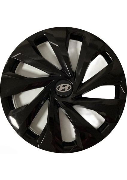 Hyundai Accent Era 14'' Inç Piano Black 4'lü Set Jant Kapağı Çelik Jant Görünümlü