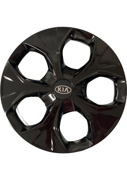 Kia Magentis 14'' Inç Piano Black Siyah 4'lü Set Jant Kapağı Çelik Jant Görünümlü