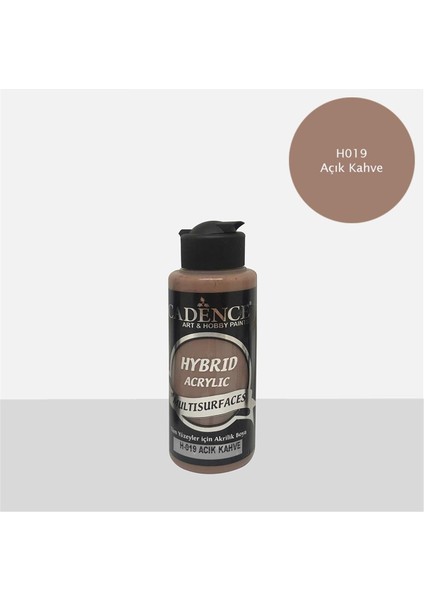 Hybrid Multisurface Akrilik Boya 120 Ml. H-019 Açık Kahve