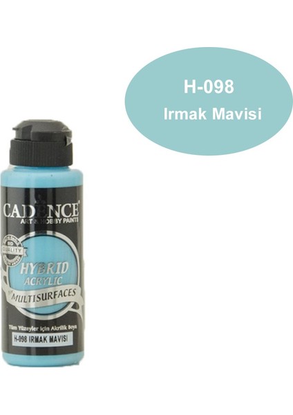 Hybrid Multisurface Akrilik Boya 120 Ml. H-098 Irmak Mavisi