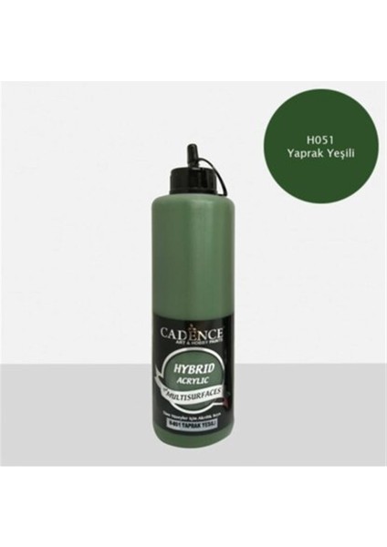 Hybrid Multisurface Akrilik Boya 500 Ml. H-051 Yaprak Yeşil