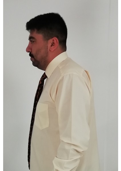 Regular Fit Somon Rengi Erkek Gömlek KLS-4090-TSS fiyatları