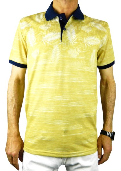 Erkek Polo Yaka Palmiye Tshirt 3514