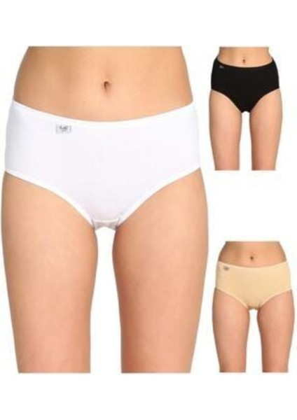 Tutku Kadın 12'li Paket Likralı Pamuklu Külot 0924