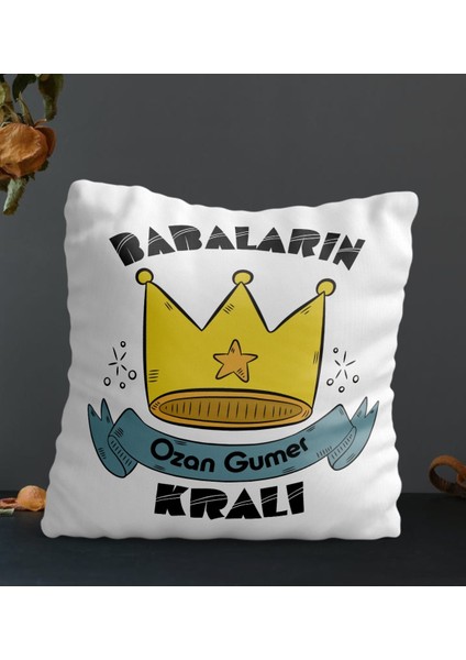 Kişiye Özel Babaların Kralı Temalı Kare Yastık
