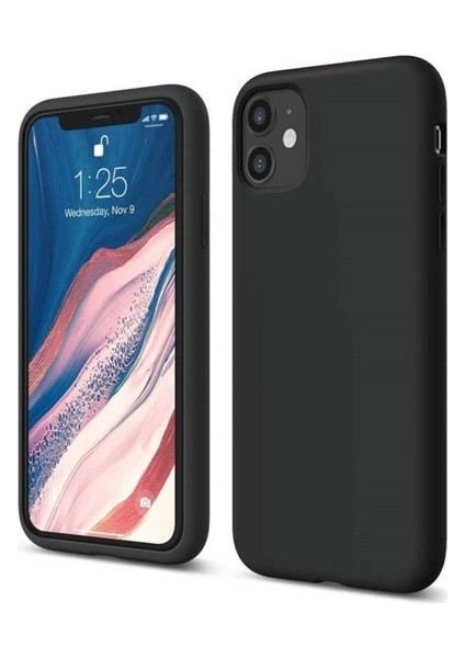 Apple iPhone 11 Kılıf 3D Kamera Korumalı Içi Kadife Lansman Yumuşak Silikon