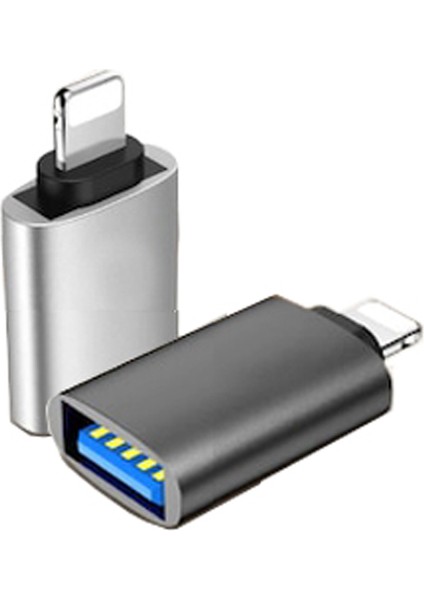 IPH35 Lightning To USB 3.0 Çevirici Mini Metal Otg Dönüştürücü
