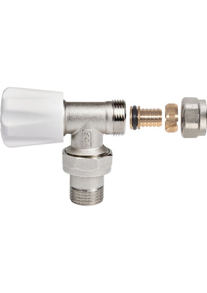 TDS.1/2"-16X2 Dn 15 Köşe Rad.vanası Pe-Xb Alpe-X