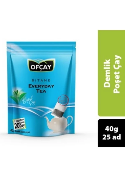 Bitane Everyday Eko Demlik Poşet Çay 40 gr 25'li