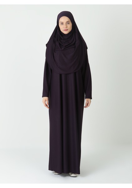 Namaz Elbisesi - Mürdüm - Ecesun