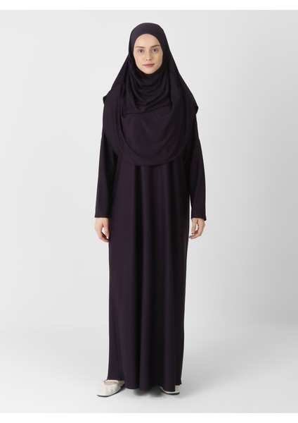 Namaz Elbisesi - Mürdüm - Ecesun