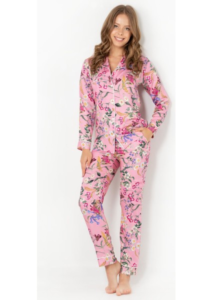 Rosy Uzun Kollu Kadın Pijama Takımı modelleri